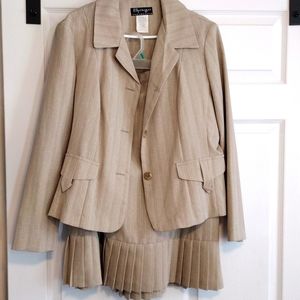 Two piece jacket and skirt